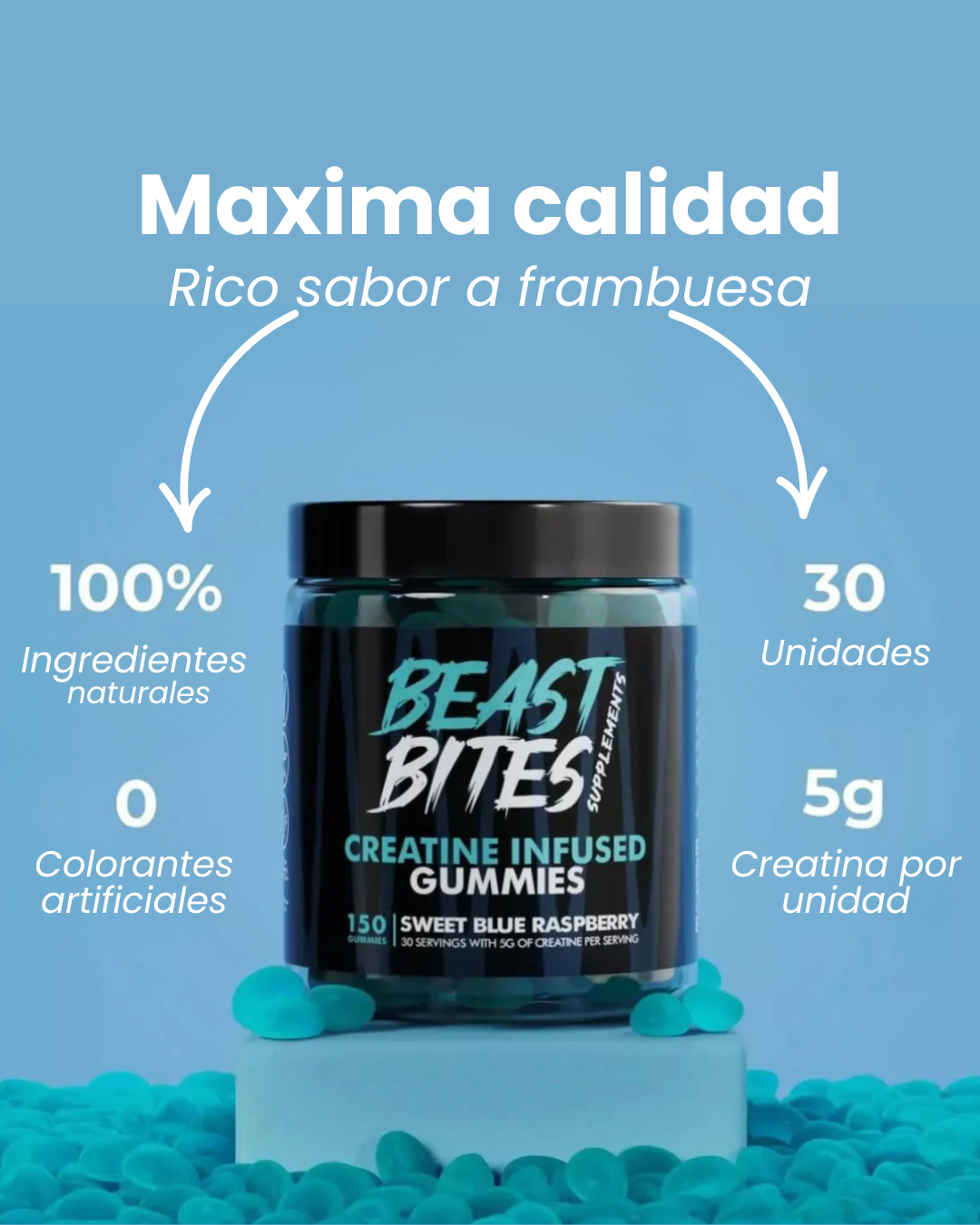 BEAST BITE GOMITAS DE CREATINA